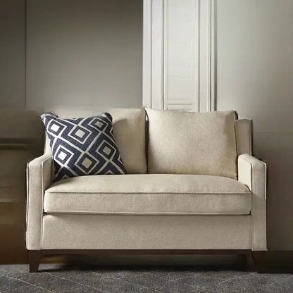 Hunky Luxurious Modern Straight Line Sofa Set with Teak Wood frame