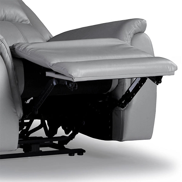 Hunky Premium Leatherette 3 Seater Reclining Sofa Set with infinite Locking Position and USB Port