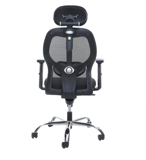 Hunky High Back Office Revolving Employee Desk Chair with Chrome Base