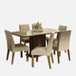 Hunky Royale Haven 6 - Seater Sheesham Wood Dining Table Set (Teak Finish)