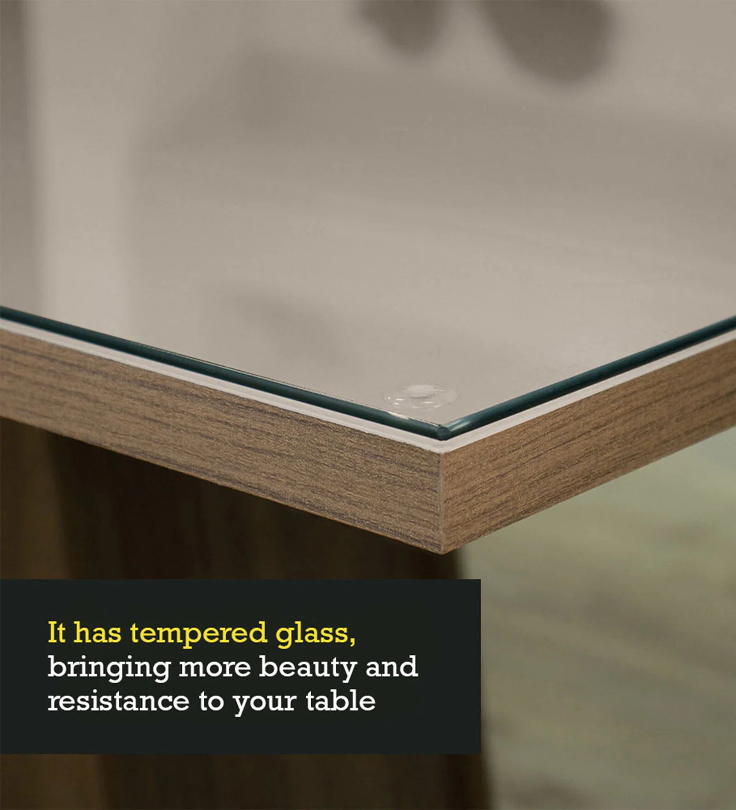 Hunky Royale Haven 6 - Seater Sheesham Wood Dining Table Set (Teak Finish)