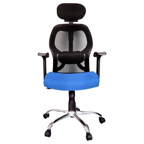 Hunky High Back Office Revolving Employee Desk Chair with Chrome Base
