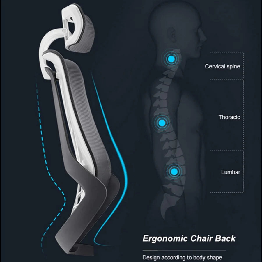Hunky Spider High Back Office Chair | 5 Year Warranty | Mess Ergonomic Chair With Multi Lock Mechanism | 2D Armrest