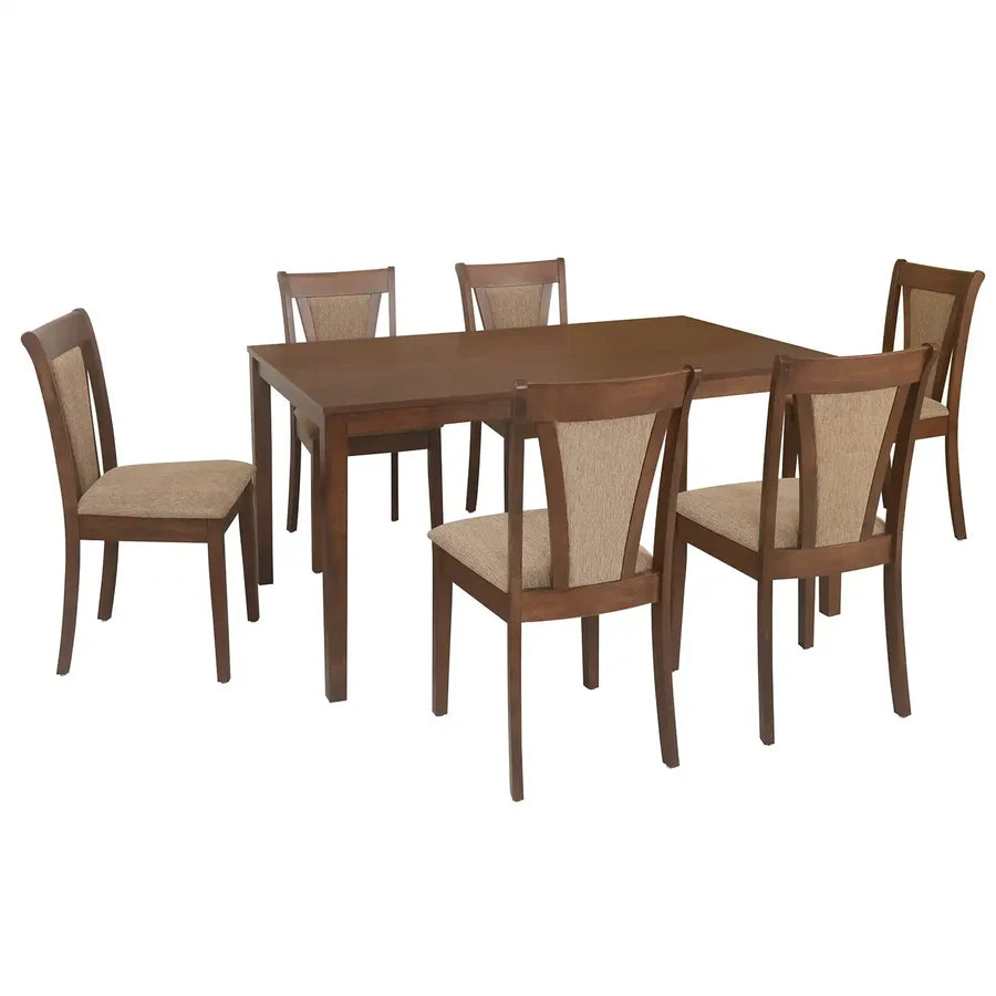 Hunky WoodCrest 6 Seater Dining Table Set