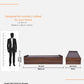 Single Size Bed in Columbian Walnut Finish with Box Storage