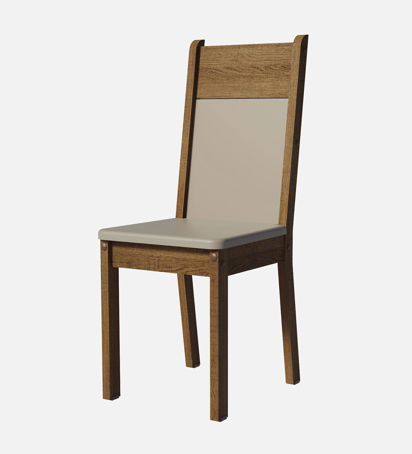 Hunky Valencia Crest 6- Seater Sheesham Wood Dining Table Set (Teak Finish)