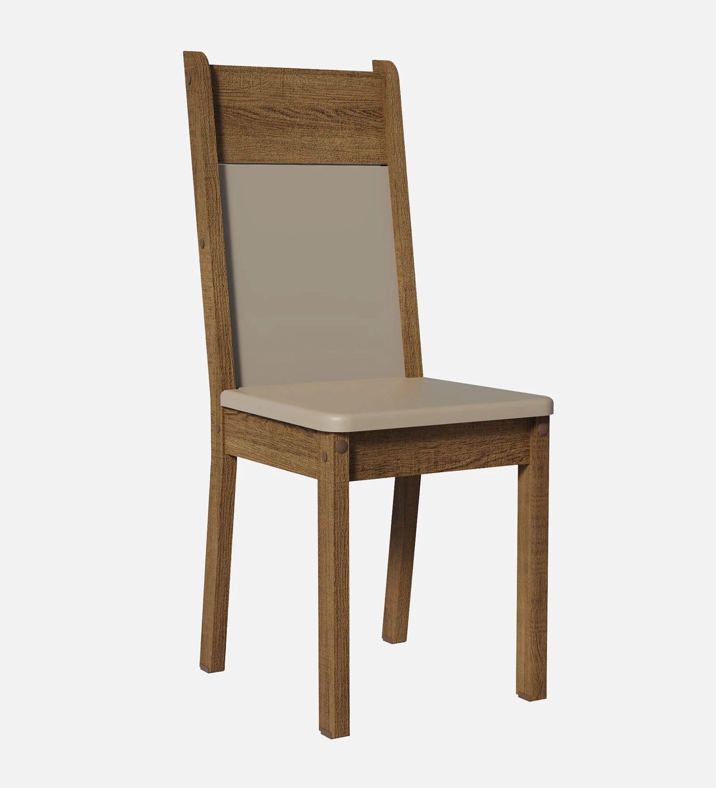 Hunky Valencia Crest 6- Seater Sheesham Wood Dining Table Set (Teak Finish)