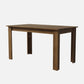 Hunky Valencia Crest 6- Seater Sheesham Wood Dining Table Set (Teak Finish)