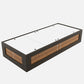 Premium Sheesham Wood Single Bed in Provincial Teak Finish with Box Storage