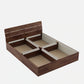 Hunky Queen Bed In Sheesham Finish With Box Storage