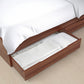 Warm Wood Tone Double Bed – by Hunky