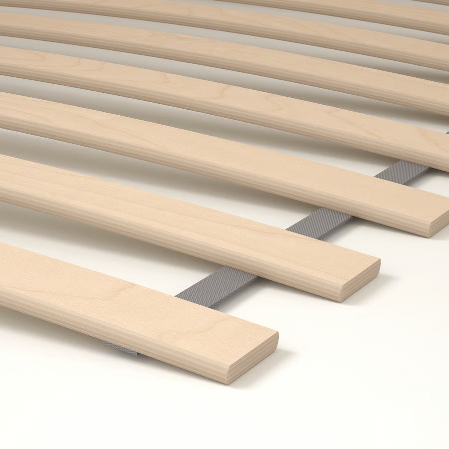 Warm Wood Tone Double Bed – by Hunky