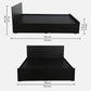 Premium Queen Size Bed in Wenge Finish with Box Storage
