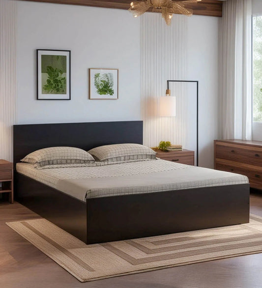 Queen Size Bed in Wenge Finish with Box Storage