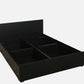 Queen Size Bed in Wenge Finish with Box Storage