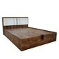 Aesthetic King Size Bed With Headboard & Hydraulic Storage Bed Lifter