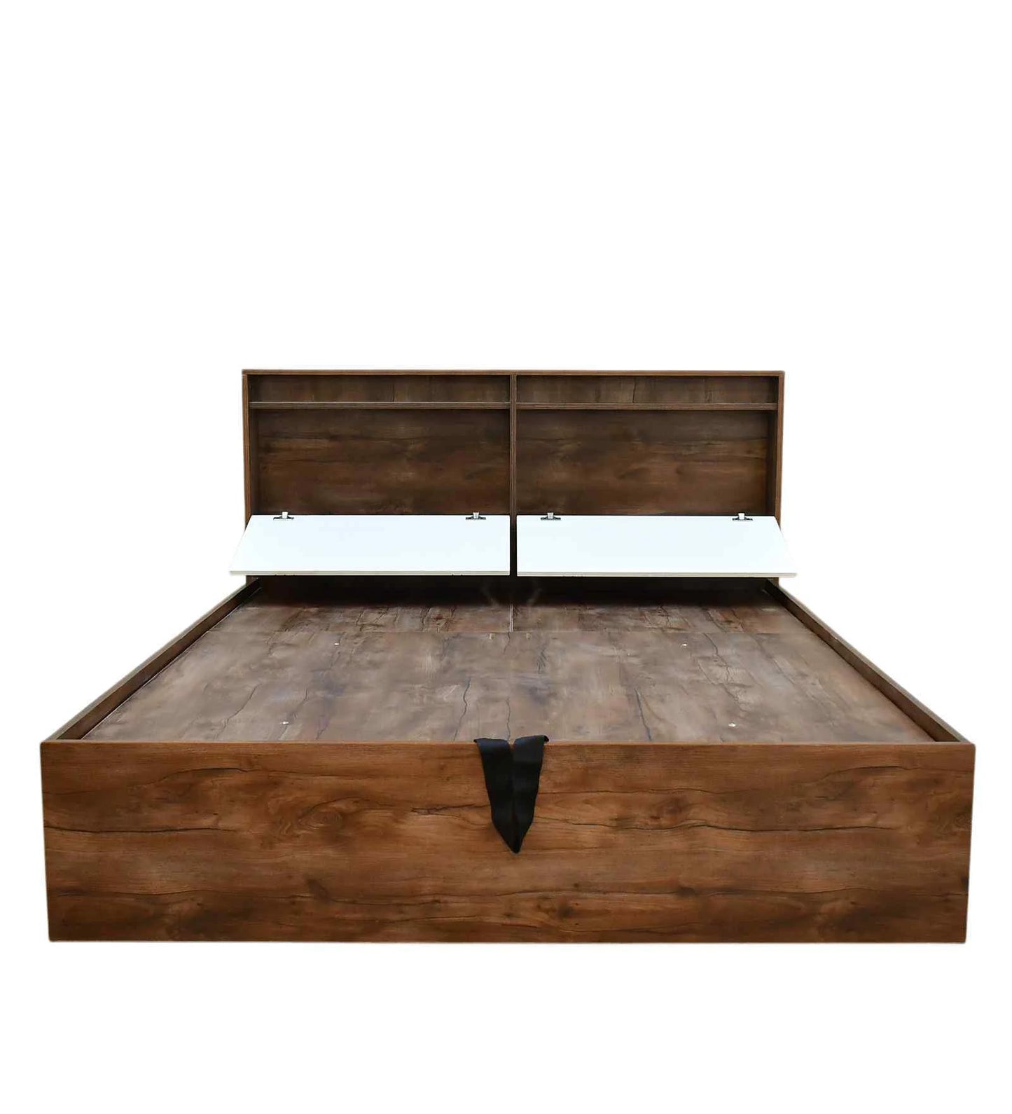 Aesthetic King Size Bed With Headboard & Hydraulic Storage Bed Lifter