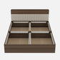 Luxora King Size Bed in Santana Oak Finish with Box Storage
