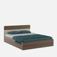 Luxora King Size Bed in Santana Oak Finish with Box Storage