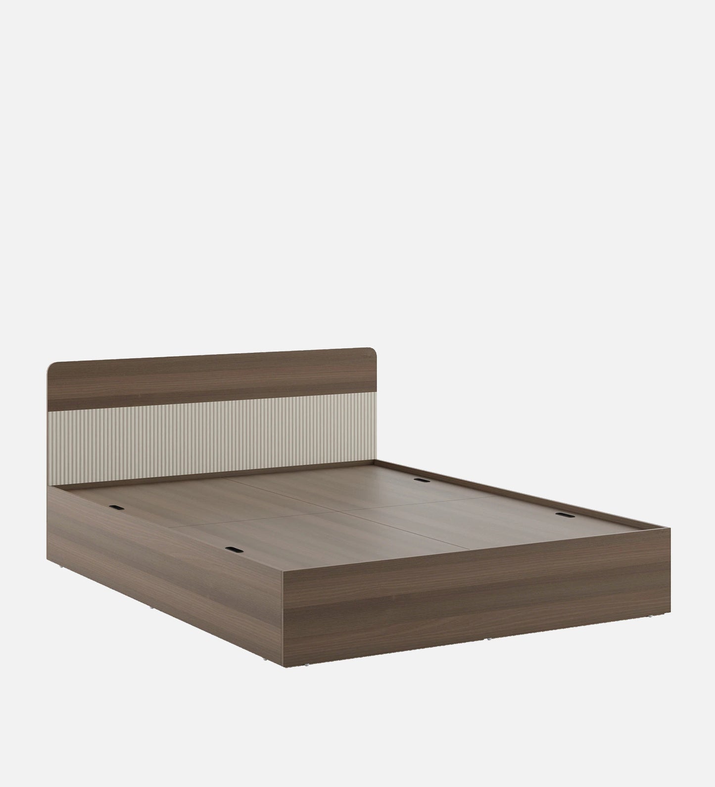 Luxora King Size Bed in Santana Oak Finish with Box Storage