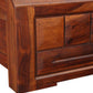 Hunky Woodrow King Bed with Hydraulic Storage in Honey Finish – Style Meets Smart Functionality
