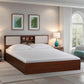 Hunky Earth Root Storage Bed with Walnut Finish